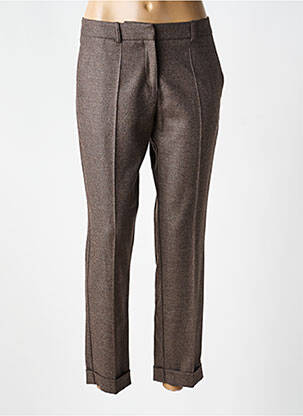 Pantalon chino mărime normală mărime normală maro DMN femeie