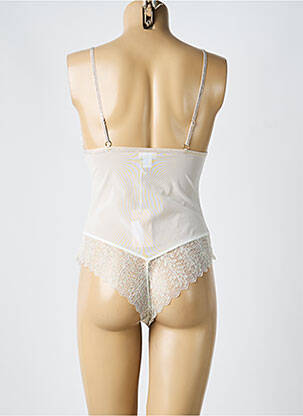 Body de lenjerie broderie alb LA NOUVELLE femeie
