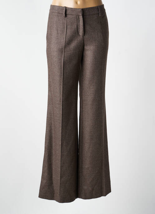 Pantalon evazat mărime normală mărime normală maro DMN femme