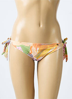 Chiloți de baie imprimeu floral bikini roz LOVE STORIES femeie