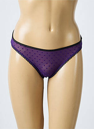 Chilot broderie violet LA NOUVELLE femeie