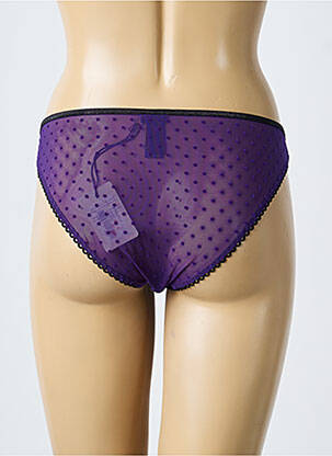 Chilot broderie violet LA NOUVELLE femeie