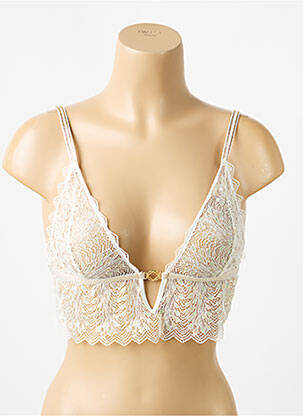 Sutien broderie alb LA NOUVELLE femme