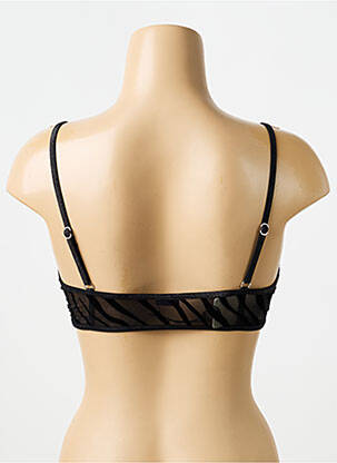 Sutien broderie sutien cupe întregi cu decolteu înalt negru LA NOUVELLE femeie
