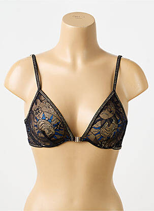 Sutien broderie sutien cupe întregi cu decolteu înalt negru LA NOUVELLE femeie
