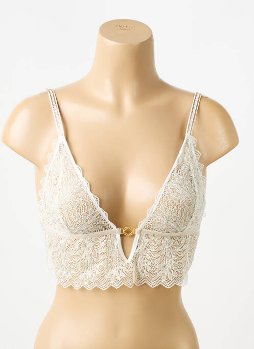Sutien broderie alb LA NOUVELLE femme