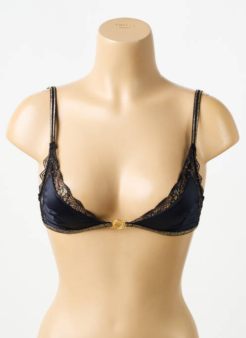 Sutien fără armatură top triunghiuri negru LA NOUVELLE femme