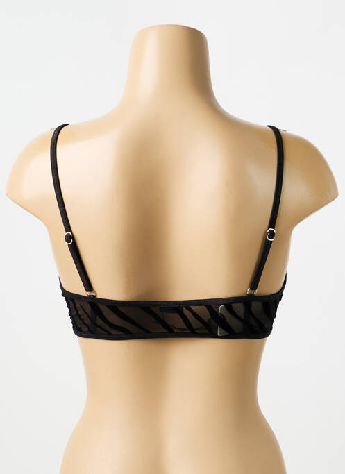 Sutien broderie sutien cupe întregi cu decolteu înalt negru LA NOUVELLE femme