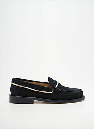 Mocasini țesătură satinată toc plat până la 3 cm negru SESA FOOTWEAR femeie