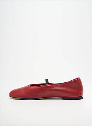Balerine vârf rotund toc plat până la 3 cm roșu SESA FOOTWEAR femeie