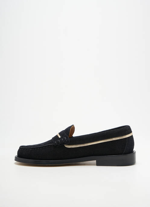 Mocasini țesătură satinată toc plat până la 3 cm negru SESA FOOTWEAR femme