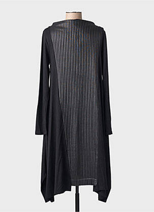 Rochie midi mâneci lungi mâneci lungi negru OZAI N KU femeie