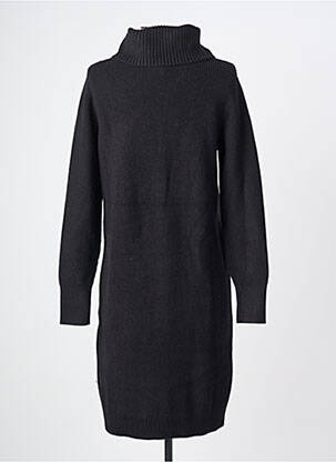 Rochie pulover strânsă pe partea de jos mâneci lungi negru K-DESIGN femeie