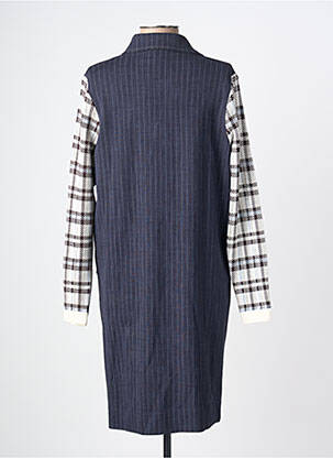 Rochie midi mâneci lungi mâneci lungi gri TRICOT CHIC femeie
