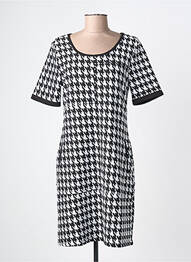 Rochie scurtă mâneci scurte mâneci scurte negru DOLCEZZA femme