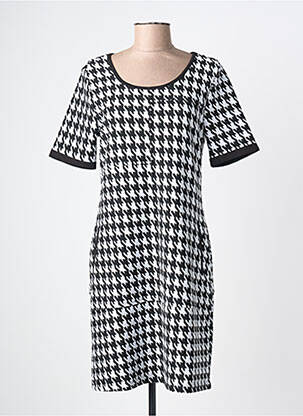 Rochie scurtă mâneci scurte mâneci scurte negru DOLCEZZA femme