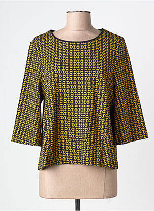 Tricou mâneci 3/4 mâneci 3/4 galben SURKANA femeie