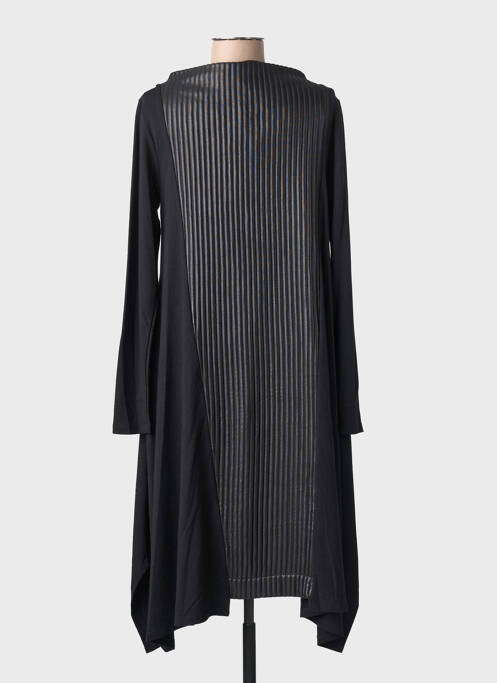 Rochie midi mâneci lungi mâneci lungi negru OZAI N KU femme