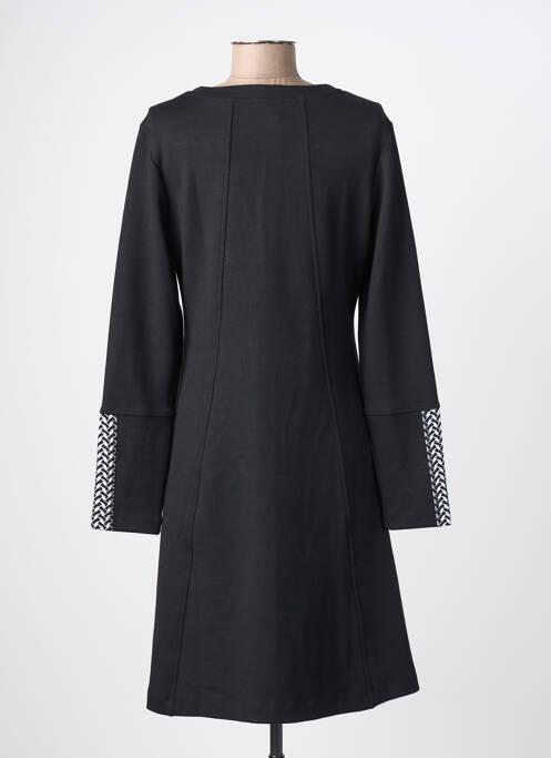 Rochie midi mâneci lungi mâneci lungi negru DOLCEZZA femme