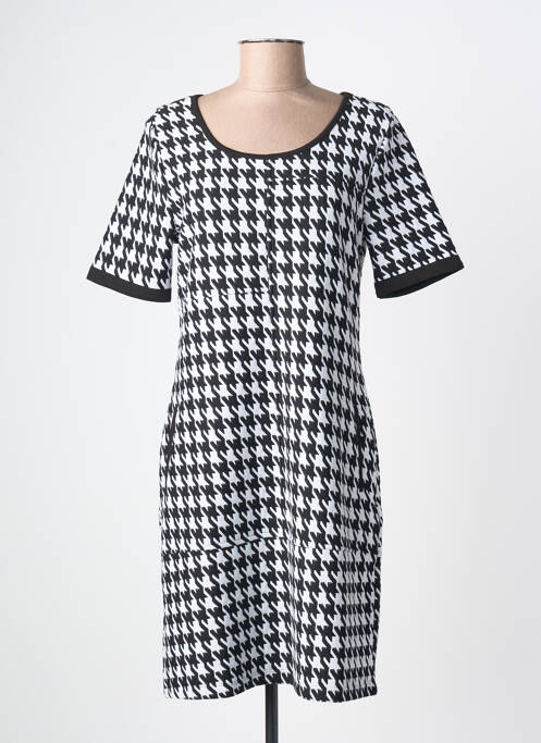 Rochie scurtă mâneci scurte mâneci scurte negru DOLCEZZA femme