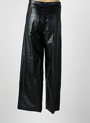 Pantalon larg talie cu cleme mărime normală negru YSABEL MORA femeie