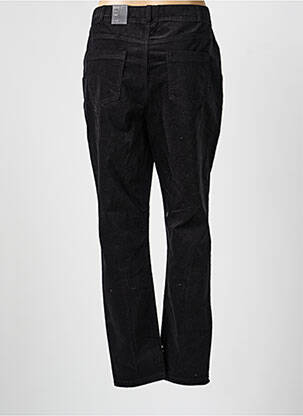 Pantalon slim talie elastică mărime normală negru CISO femeie