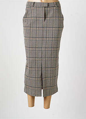 Fustă lungă talie înaltă bej SURKANA femme