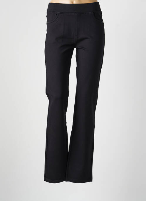 Pantalon slim talie elastică mărime normală negru SCORZZO femme