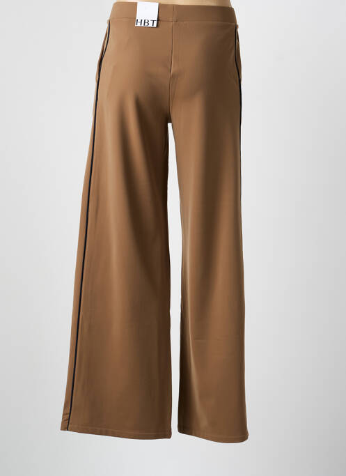 Pantalon larg mărime normală mărime normală maro HBT femme