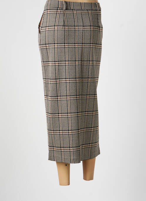 Fustă lungă talie înaltă bej SURKANA femme