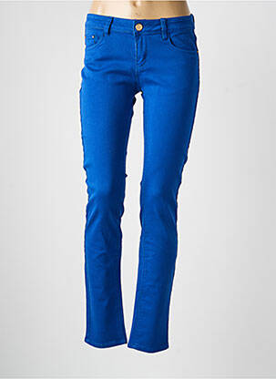 Blugi skinny țesătură brută mărime normală albastru R.DISPLAY femme
