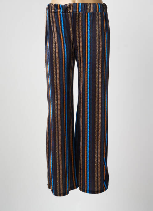 Pantalon drept elasticitate mărime normală negru MIYA femme