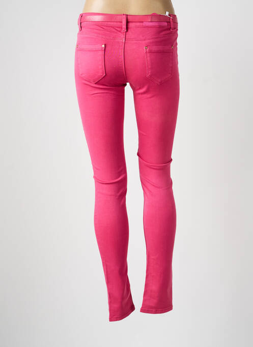 Blugi skinny țesătură brută mărime normală roz R.DISPLAY femme