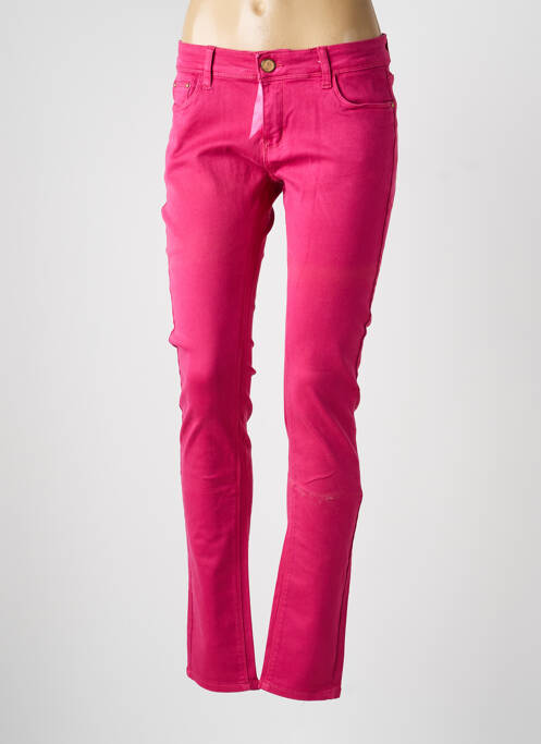 Blugi skinny țesătură brută mărime normală roz R.DISPLAY femme