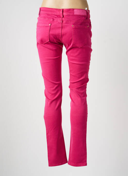 Blugi skinny țesătură brută mărime normală roz R.DISPLAY femme
