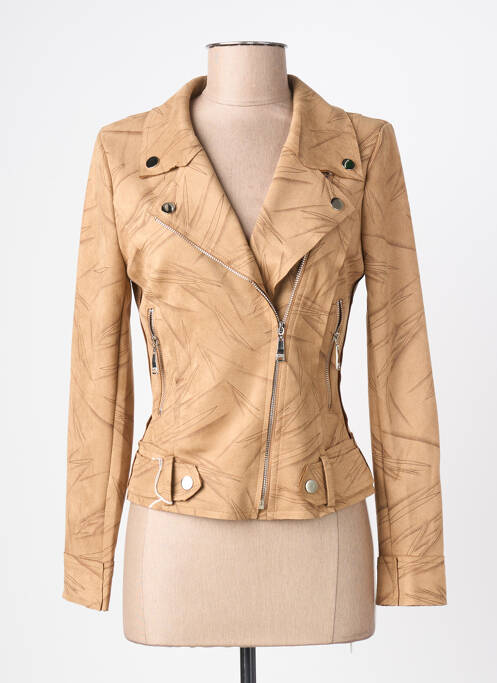 Jachete casual guler tip costum bej H F WOMAN COLLECTION femme