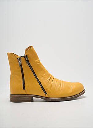 Botine/ghete toc mic toc plat până la 3 cm galben ELUE PAR NOUS femme