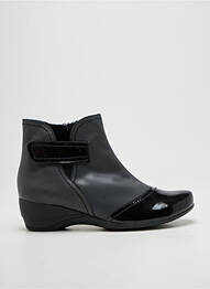 Botine/ghete material neted toc de 4 la 6 cm negru PEDI GIRL femme