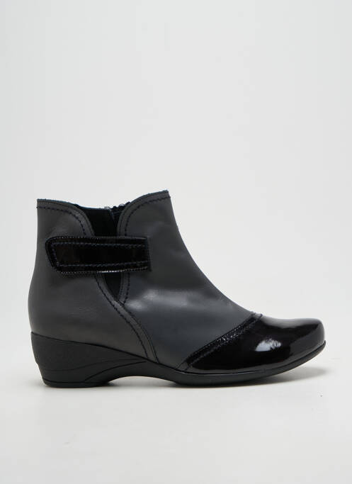 Botine/ghete toc mic toc de 4 la 6 cm negru PEDI GIRL femme
