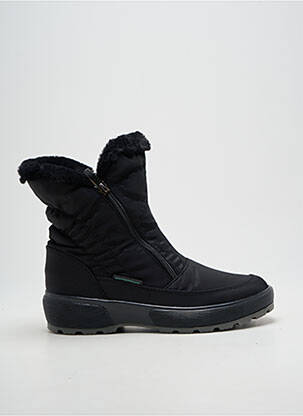 Botine/ghete umplută toc plat până la 3 cm negru ANTARCTICA femeie
