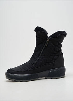 Botine/ghete umplută toc plat până la 3 cm negru ANTARCTICA femeie