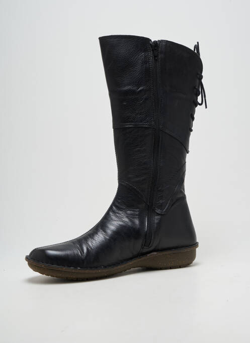 Cizme vârf rotund toc plat până la 3 cm negru ARIMA femme