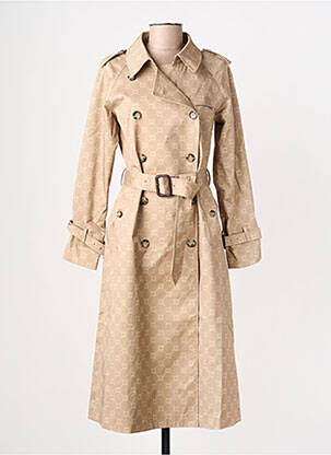 Trench țesătură poplin fără glugă bej GERARD DAREL femme