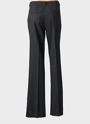 Pantalon drept închidere cu fermoar sub clapetă cu cârlig mărime normală negru MARELLA femeie