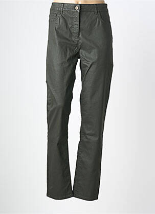 Pantalon slim țesătură acoperită verde GERARD DAREL femeie