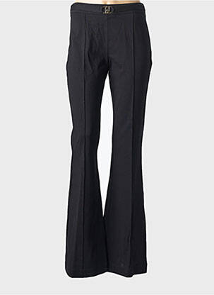 Pantalon evazat elasticitate talie înaltă negru LIU JO femme