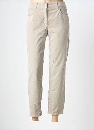 Pantalon 7/8 elasticitate mărime normală bej LUISA CERANO femeie