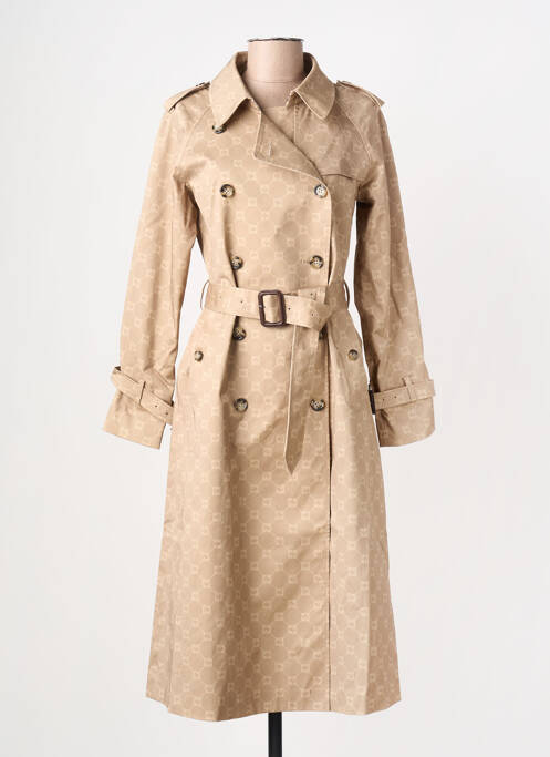 Trench țesătură poplin fără glugă bej GERARD DAREL femme