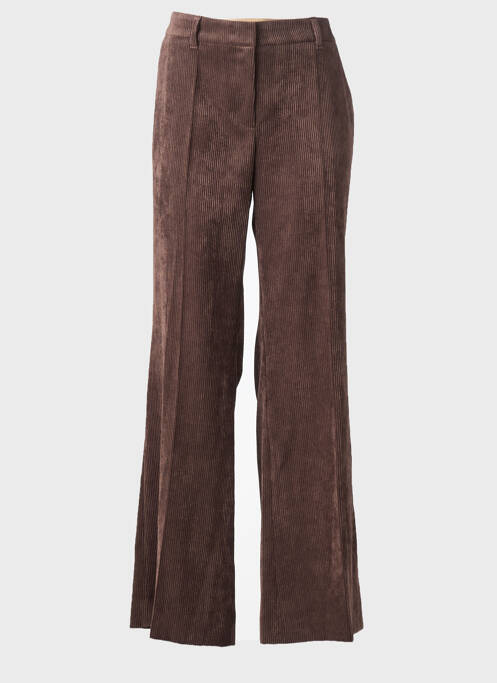 Pantalon evazat elasticitate mărime normală maro LUISA CERANO femme