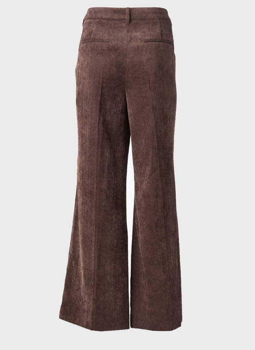 Pantalon evazat elasticitate mărime normală maro LUISA CERANO femme